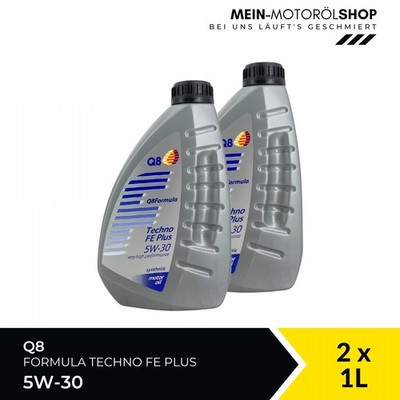 Q8 Formula Techno FE Plus 5W-30 Jaguar ACEA A5 B5 Motoröl 2x1 Liter = 2 Liter