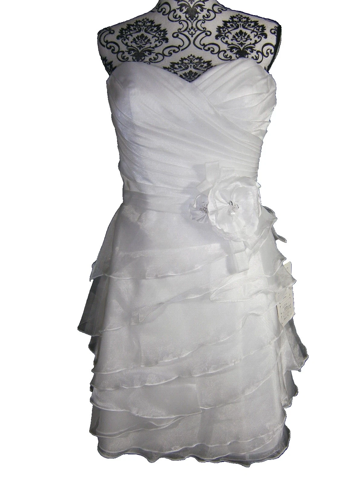 Satin V Neck 10 Women's Size Wedding Dresses