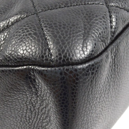 Chanel Black Calfskin Shoulder Tote Bag 182302 - Picture 4 of 8