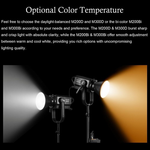 Godox Knowled M300D 330W LED Video Light Daylight Continuous Lamp CRI96 withCase - Picture 2 of 12