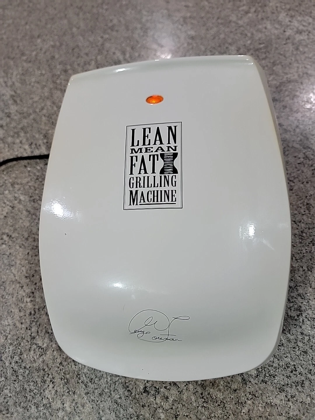 George Foreman GR-20 Lean Mean Fat Reducing Grilling Machine Vintage Works