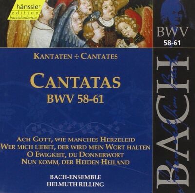 Bach - Kantate BWV 58 - 61 / Bach-Ensemble · Helmuth Rilling - CD