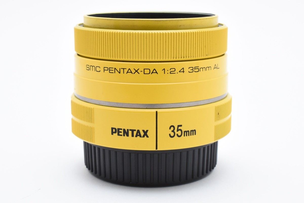 SMC PENTAX DA 35mm f/2.4 AL Wide angle Lens Yellow