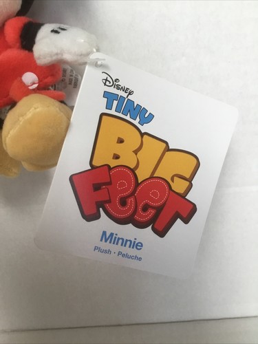 DISNEY Store MINNIE MOUSE ~ MICRO PELUCHE PICCOLI PIEDI GRANDI 3,5" H NUOVO CON ETICHETTE - Foto 3 di 6