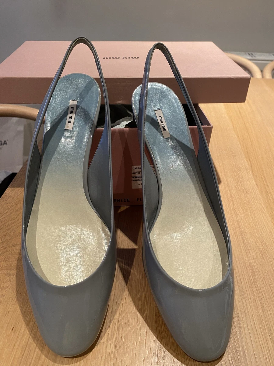Slingback miu hotsell miu