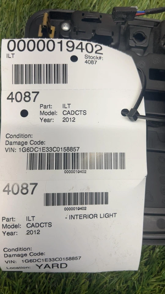 ✅ Lámpara de techo Cadillac CTS 2012 PN:1355400 OEM Foto 4 de 4