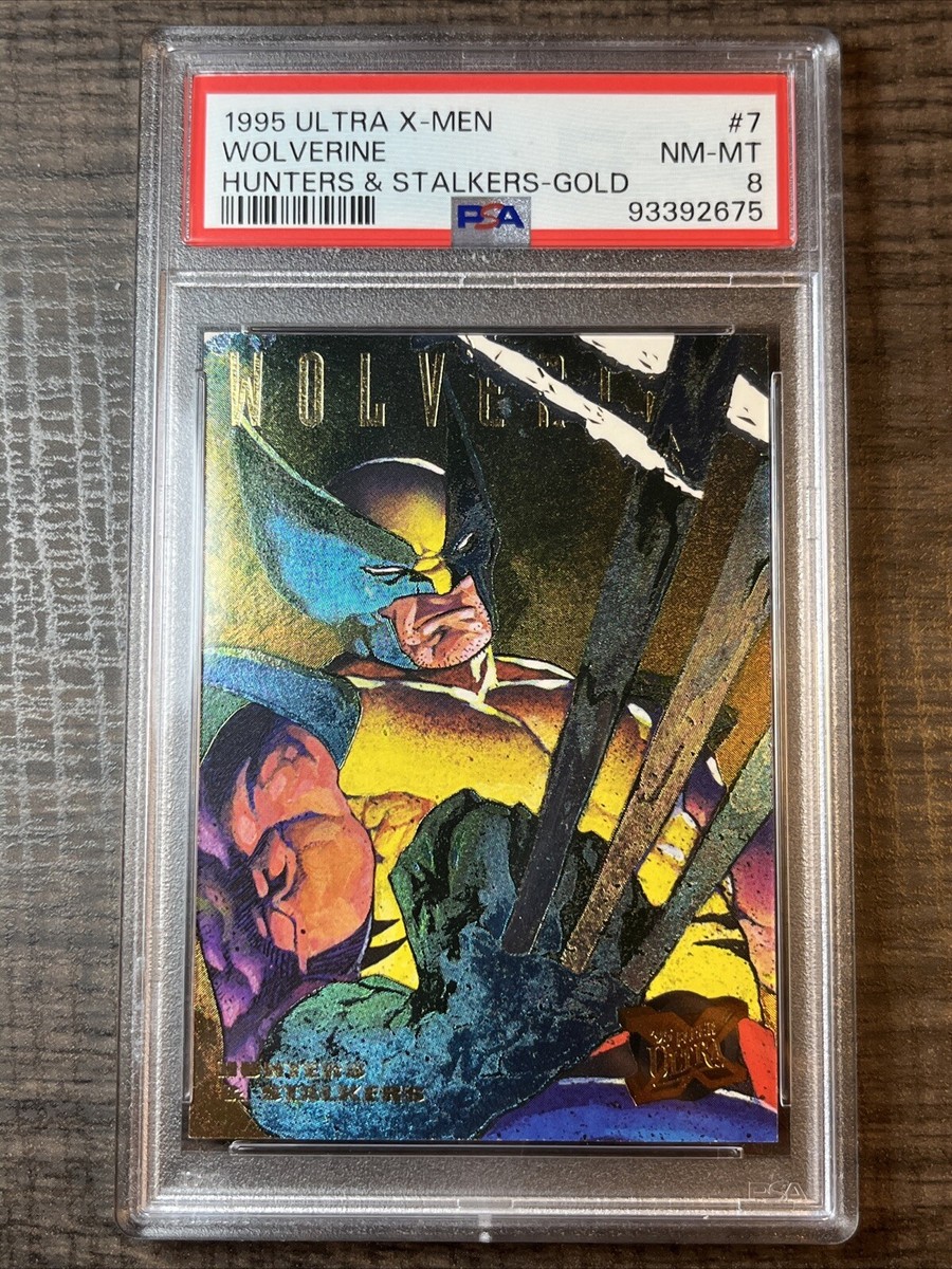 1995 FLEER ULTRA MARVEL X-MEN HUNTERS STALKERS Gold #7 WOLVERINE