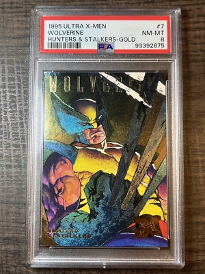 1995 FLEER ULTRA MARVEL X-MEN HUNTERS STALKERS Gold #7 WOLVERINE
