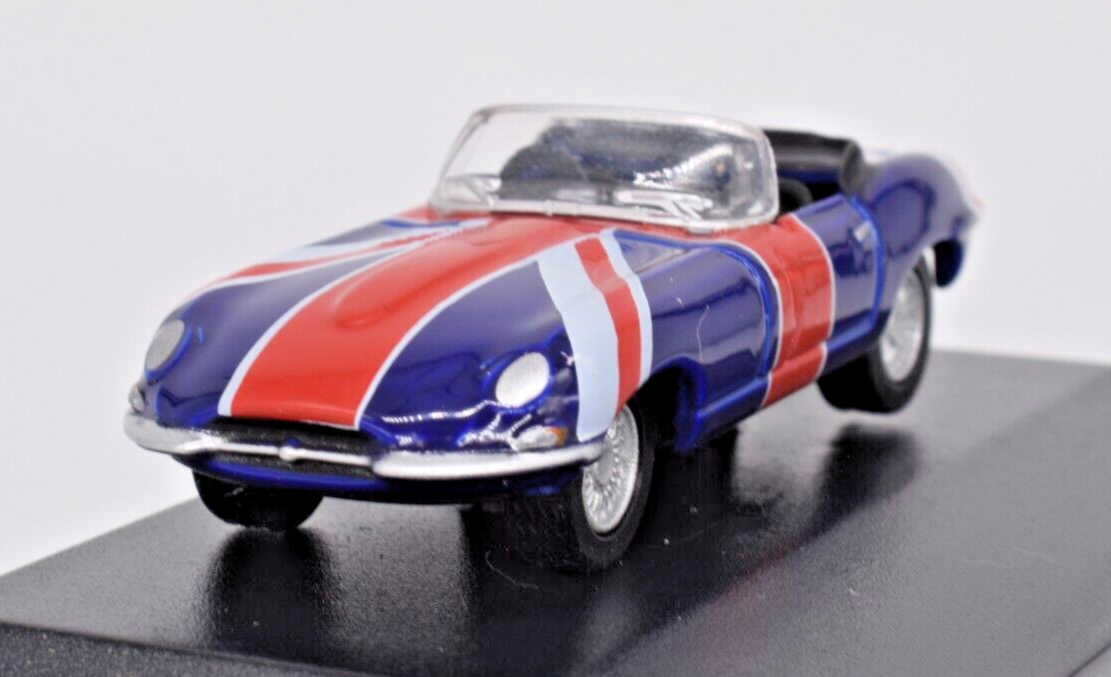 Oxford Diecast 76etyp005 Jaguar E Type Union Jack Austin Powers 