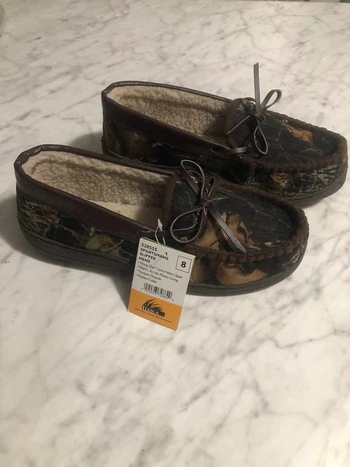 Itasca 男式运动员拖鞋 8 码迷彩 — 第 3/4 张图片