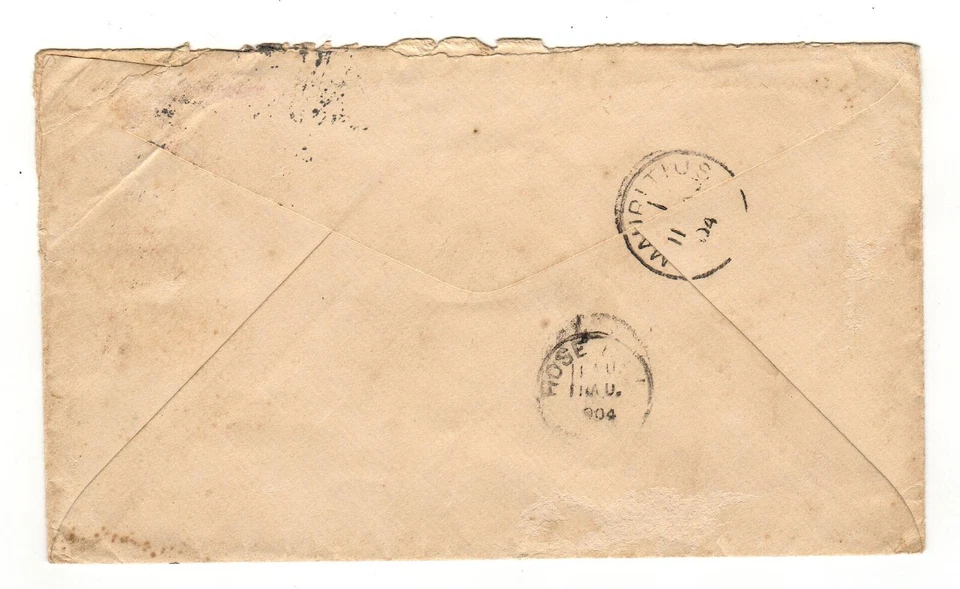 DESTINATION: 1904 Minnesota to ISLE OF MAURITIUS - Coast of Africa #302 - Image 2 of 2