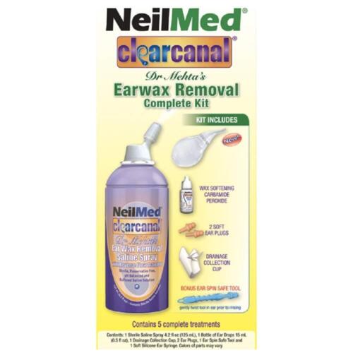 Neilmed Clearcanal Ear Wax Removal Complete Kit 2.5Oz Each - Picture 2 of 6