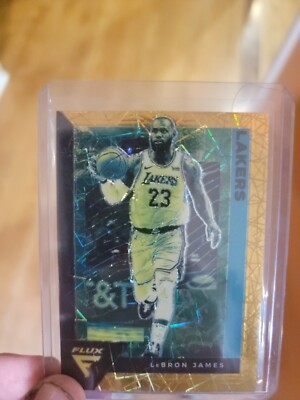 Lebron nba card flux 1/10 gold
