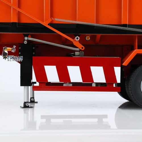 Metal 1/14 Hydraulic Dump Trailer W/Electric Legs for TAMIYA RC Tractor Trucks - Picture 20 of 20