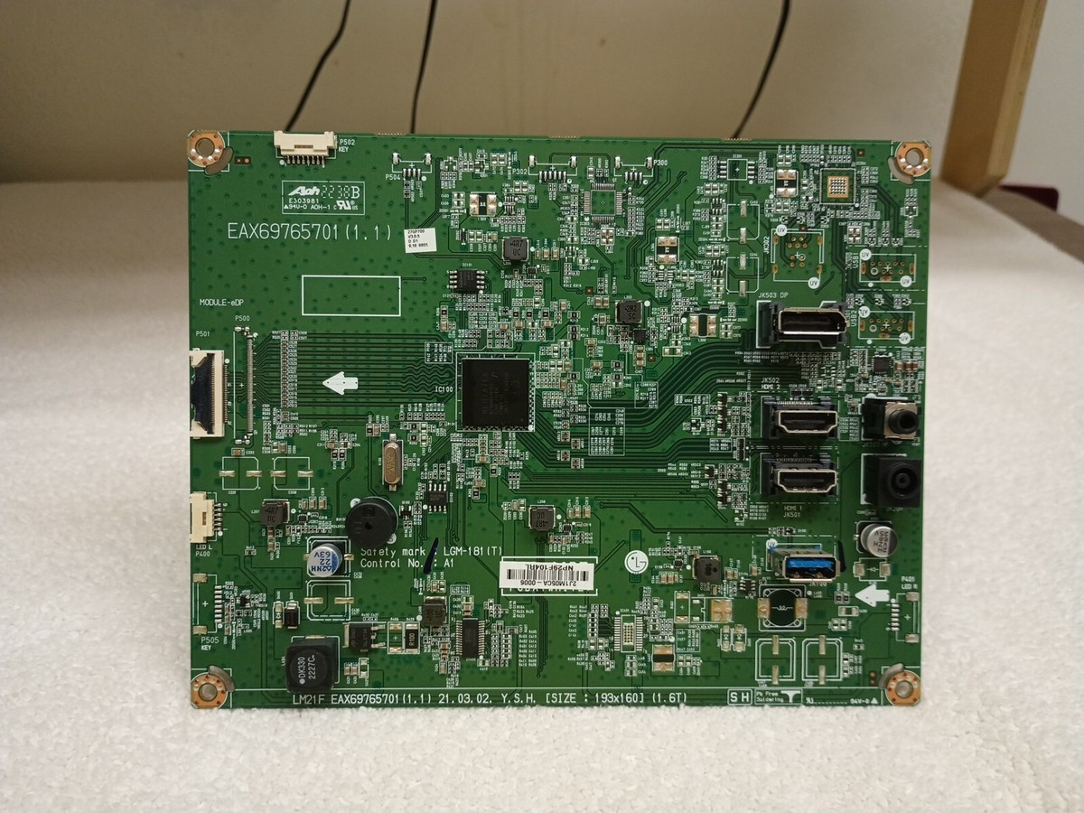 LG 27GP700-B Ultragear Monitor Mainboard LM21F EAX69765701 (1.1