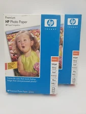 HP Photo Paper 4" X 6" Glossy 10mil ~ Lot of 2