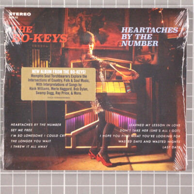 Heartaches by the Number by Bo-Keys (CD, 2016) Sealed Promo