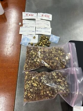 QTY 1 TRADESHIP BRASS PINION GEAR MODULE 0.5 PITCH 12 TEETH 3/32" BORE SLOT CAR