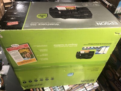 Epson WorkForce 315 All-In-One Inkjet Printer (C11CA49251) New Damaged Box