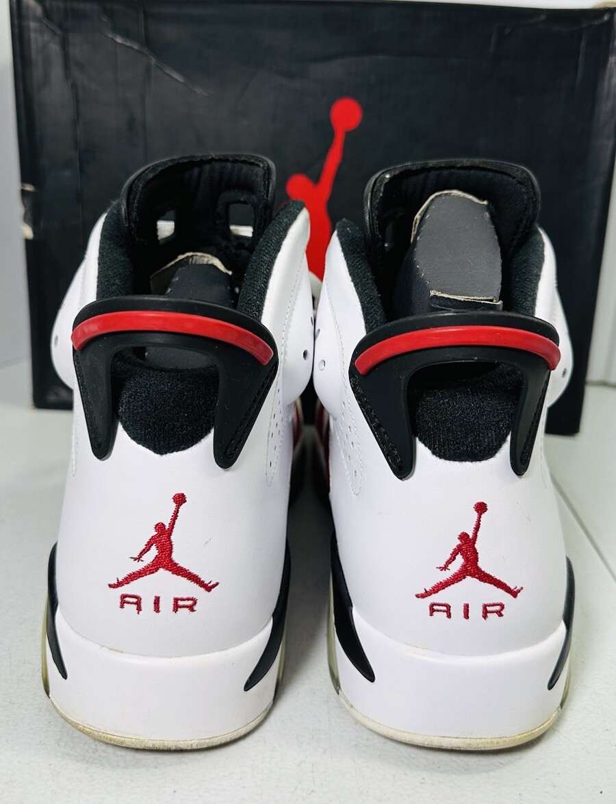 Nike Air Jordan 6 Retro Carmine Red White Bred 384664-160 Nike Air Jordan 6 Retro Carmine Red White Bred 384664-160