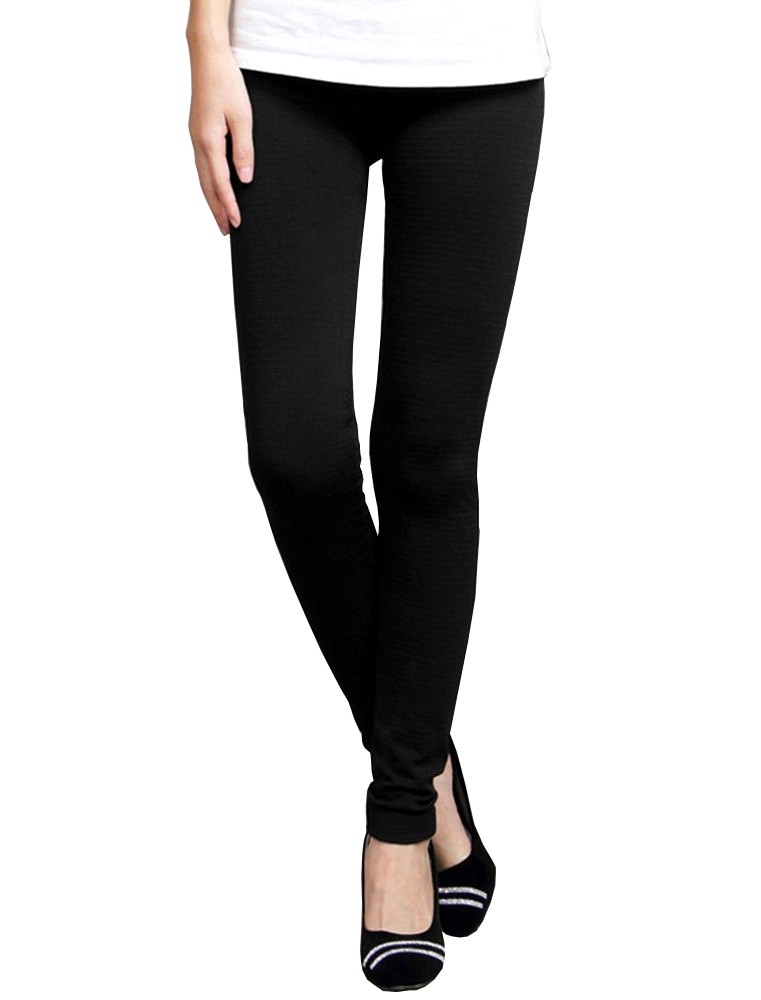 Sexy Cálido Termo Leggings Mujer Negro Pantalón Polar Forrado Invierno Ropa S/M