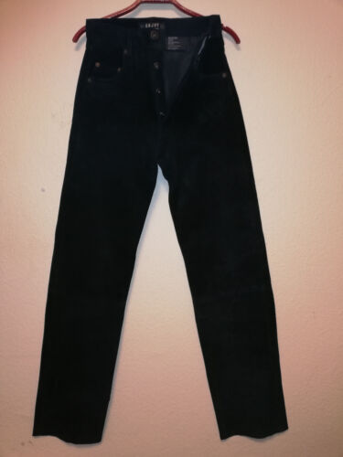Pantalon en cuir Enjoy taille 27 noir, état neuf - Photo 1/3