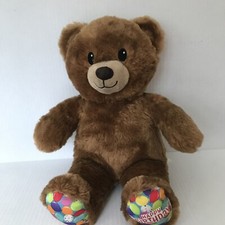 Build A Bear Happy Birthday Bear Plush 15" Stuffed Animal Teddy Bear BAB