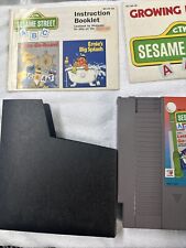 Vintage NINTENDO Sesame Street A-B-C NES Video Game 2Games In 1 ~ + Manual
