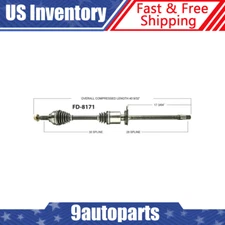 Fits 05-2007 Ford Five Hundred Montego 2WD 6 Speed Automatic Front Right CV Axle