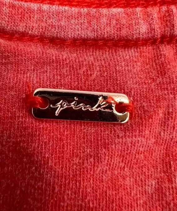 UNDERCOVER Abito da serbatoio Victoria's Secret ROSA arancione arricciato laterale piccolo nuovo con etichette