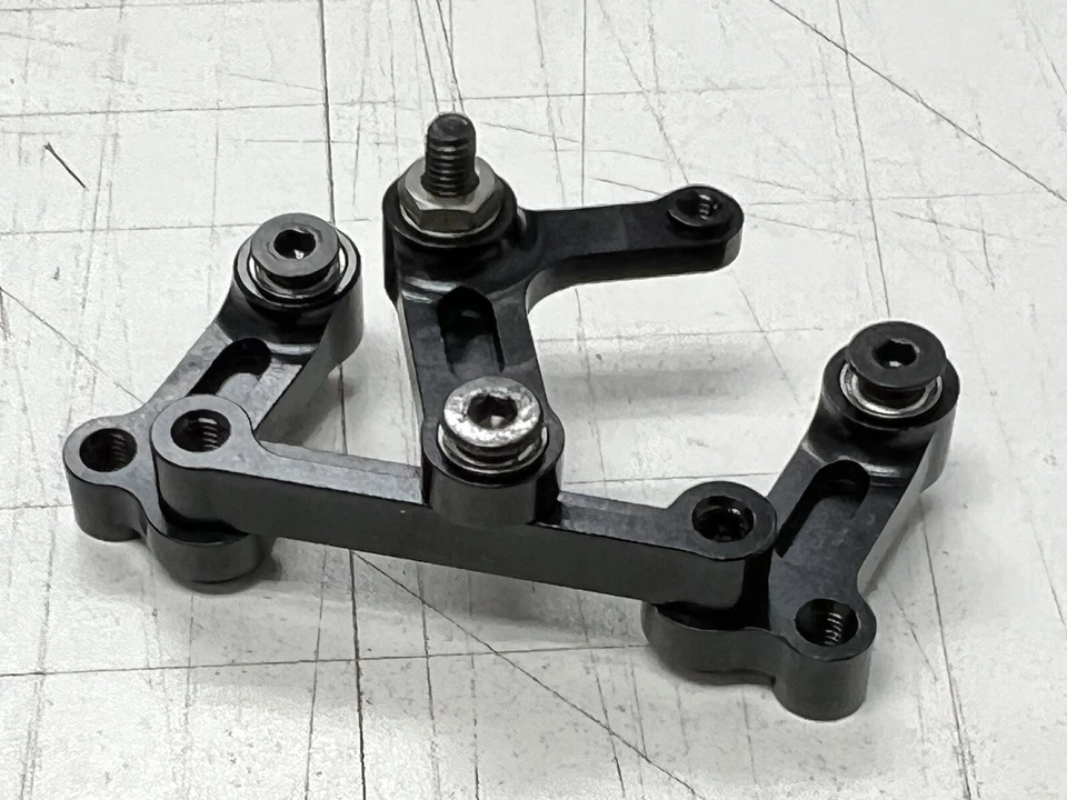 Used ABC Hobby 1/10 FWD M-Chassis Gambado FF Aluminum Racing Steering Arms 25821 - Image 3 of 4