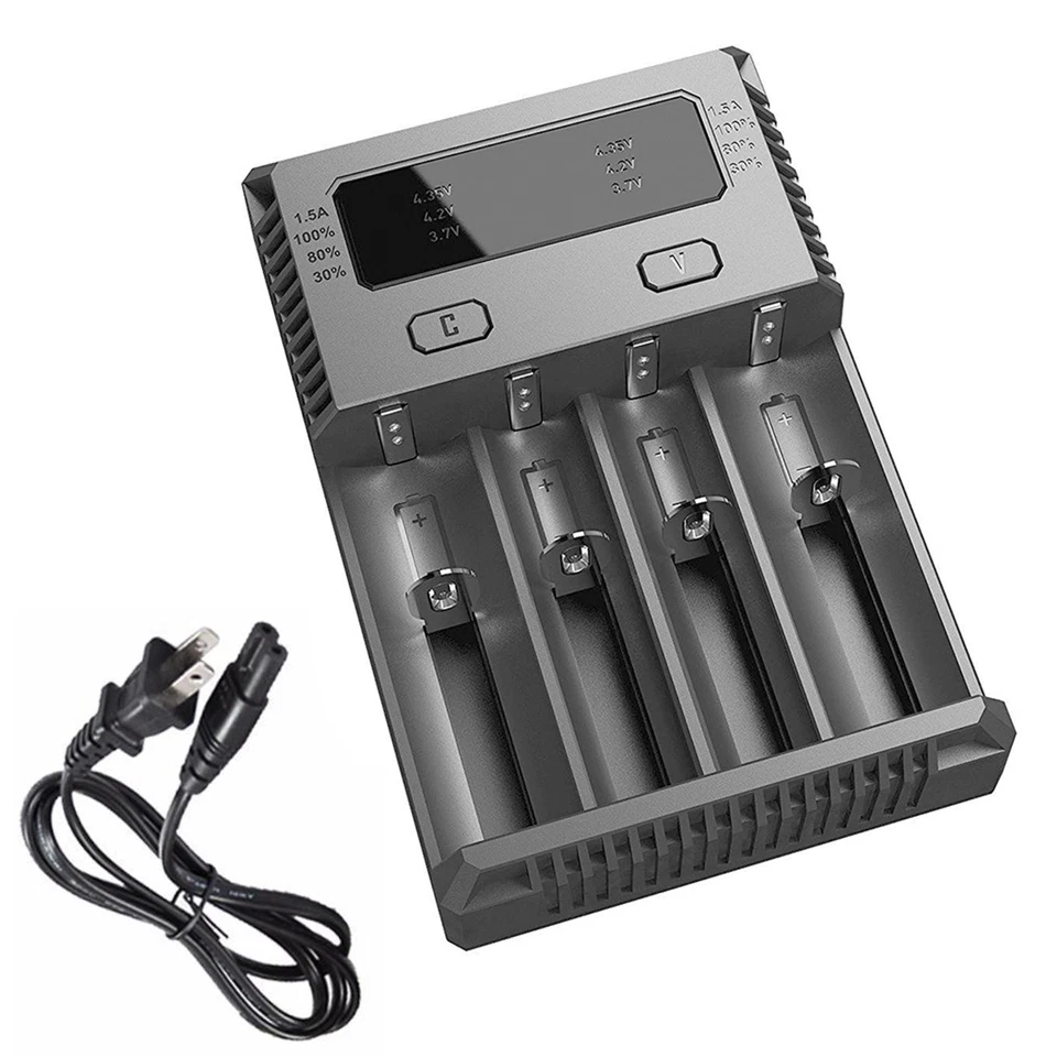 NITECORE i4 Intellicharger 4-slot Universal Charger For Li-ion NiMH Batteries AA - Image 2 of 4