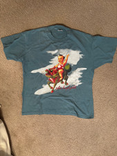 RARE Vintage Stone Temple Pilots Purple Album Tour 1994 Rare Teal T Shirt XL