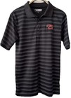 Arizona Diamondbacks Mlb Polo Men's Large Genuine Merchandise Black Striped