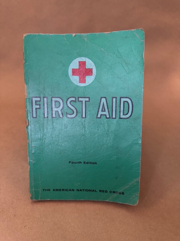 Vintage American Red Cross First Aid Textbook 4th Edition Manual Text 1957 Medic