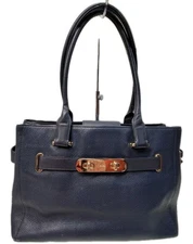 Coach #36488 Swagger Carryall in Pebble Leather, Navy Blue $395.00