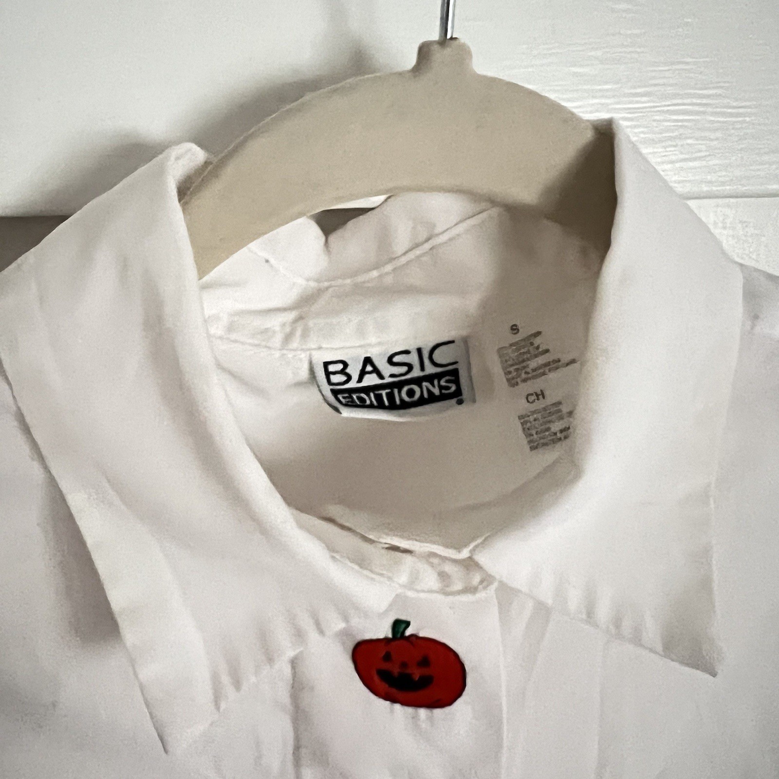 Basic Editions Halloween Blouse Small - image 4