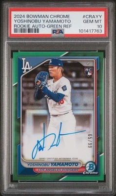 2024 Bowman Chrome - Yoshinobu Yamamoto #CRA-YY for sale | eBay