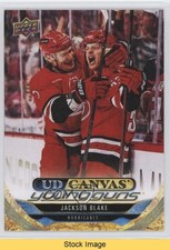2024-25 Upper Deck Series 2 UD Canvas Young Guns Jackson Blake #C215 READ 1p1a