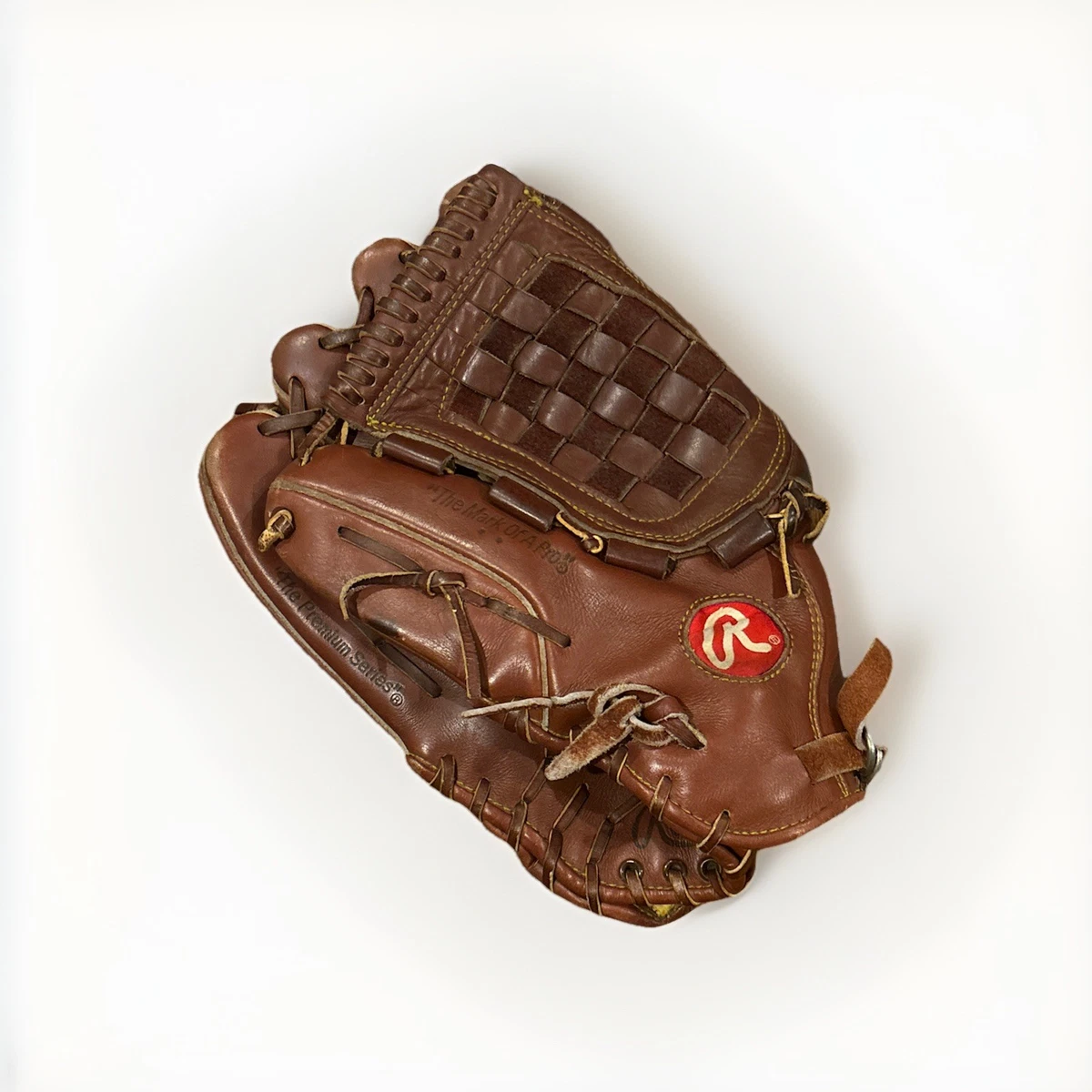 Gant De Baseball Rawlings Ancien – Main Gauche – MM5 – 1957-1971 – Cuir Beige