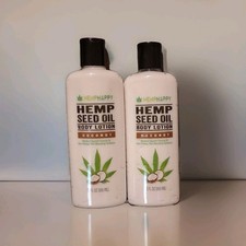HEMP SEED OIL BODY LOTION COCONUT MOISTURE QUENCH LOT OF 2