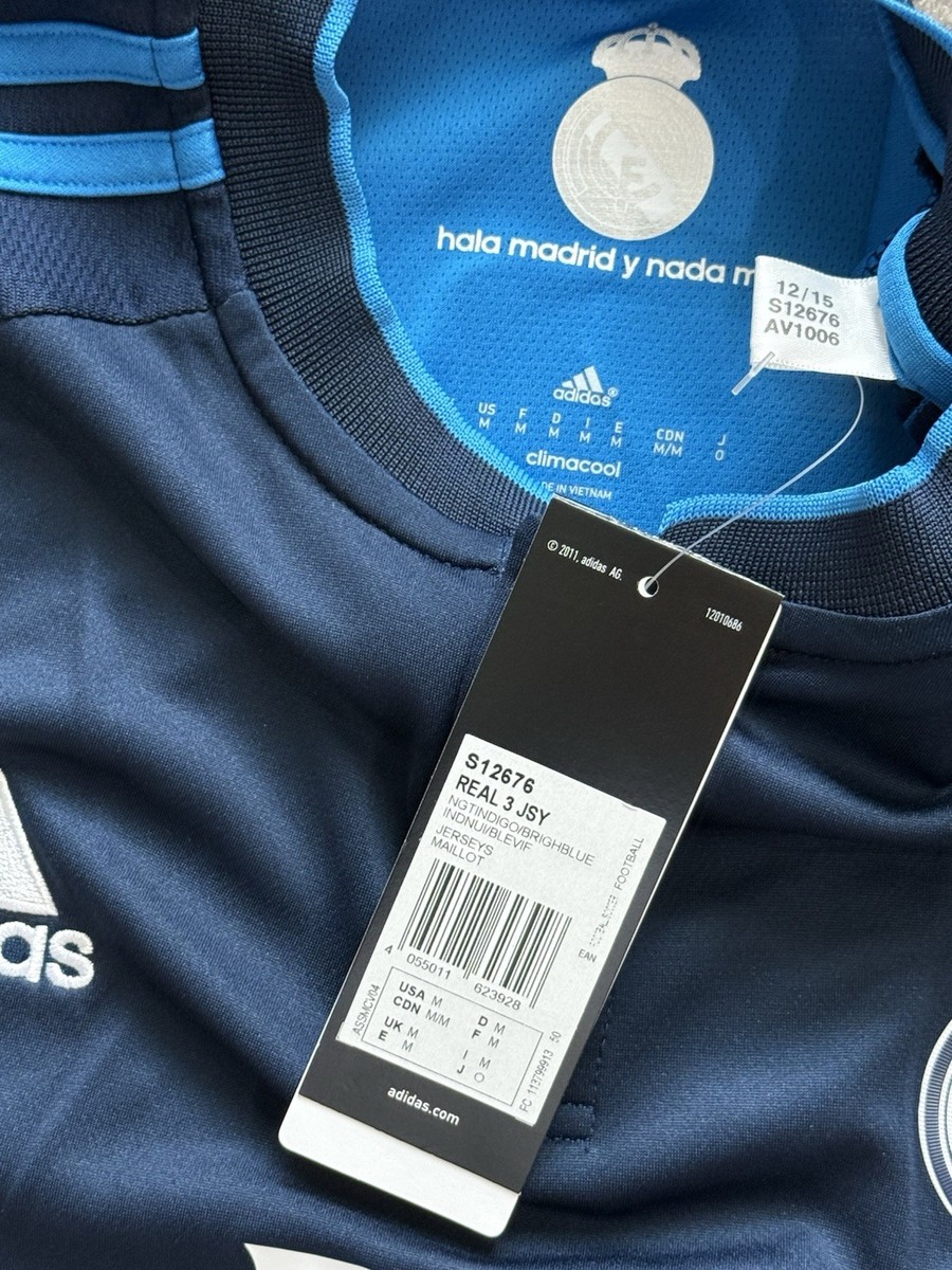 2015/16 Real Madrid Third Jersey #7 Ronaldo Medium adidas Soccer