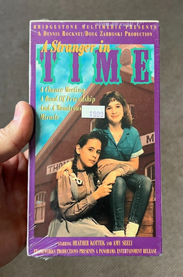 Brand New Sealed A Stranger in Time VHS Amy Seely