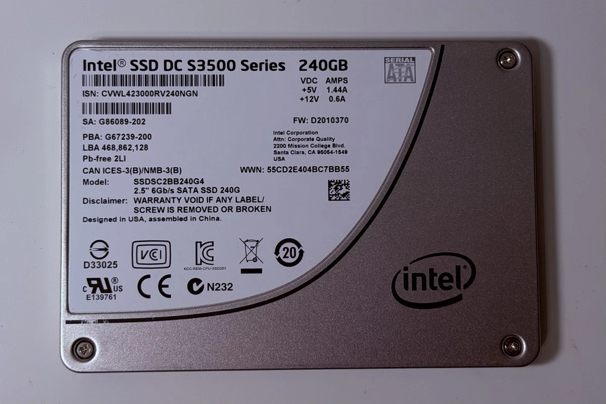 Intel Solid State Drives GB 240 for sale | eBay