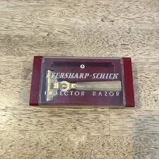 Vintage Eversharp Schick Deluxe Injector Safety Razors w/Case No Razors Included
