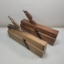VINTAGE NOSING PLANE MOLDING PLANE LOT 7/8" OHIO TOOL CO & 1-1/4" AUBURN TOOL B2