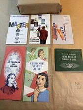 Vintage United States US Army Recruitment Brochure Book Booklet Lot Women V