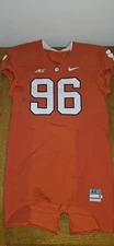 Clemson Tigers Football Jersey Mens 44 L Orange Team Issued Nike # 96