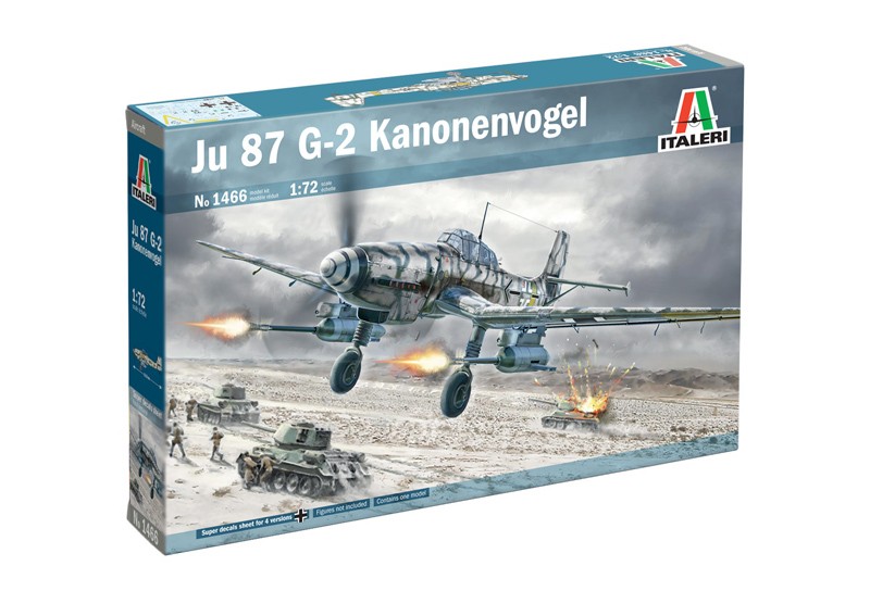 ITALERI 1466 1:72 Junker Ju-87G-2 Kanonenvogel