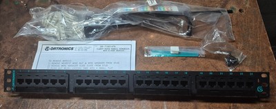 Ortronics Clarity 24-Port Patch Panel Cat5e OR-PHD5E6U24 | Rack Mount